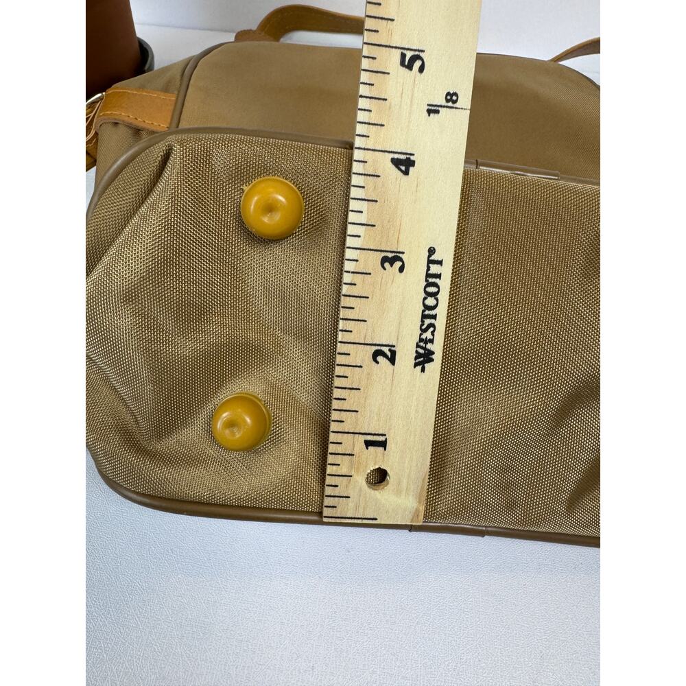 Samsonite Tan Brown Crossbody Shoulder Bag Vintage Travel Purse EUC - Picture 10 of 13